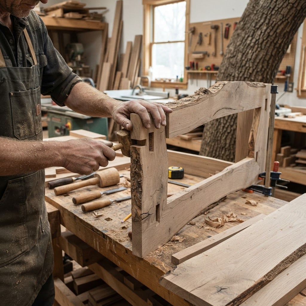 Bespoke Treetop Dendritic Mycelium-Infused Phyto-Ionic Sap-Flow Canopy Aurora-Vane Bedside Commode — step 1