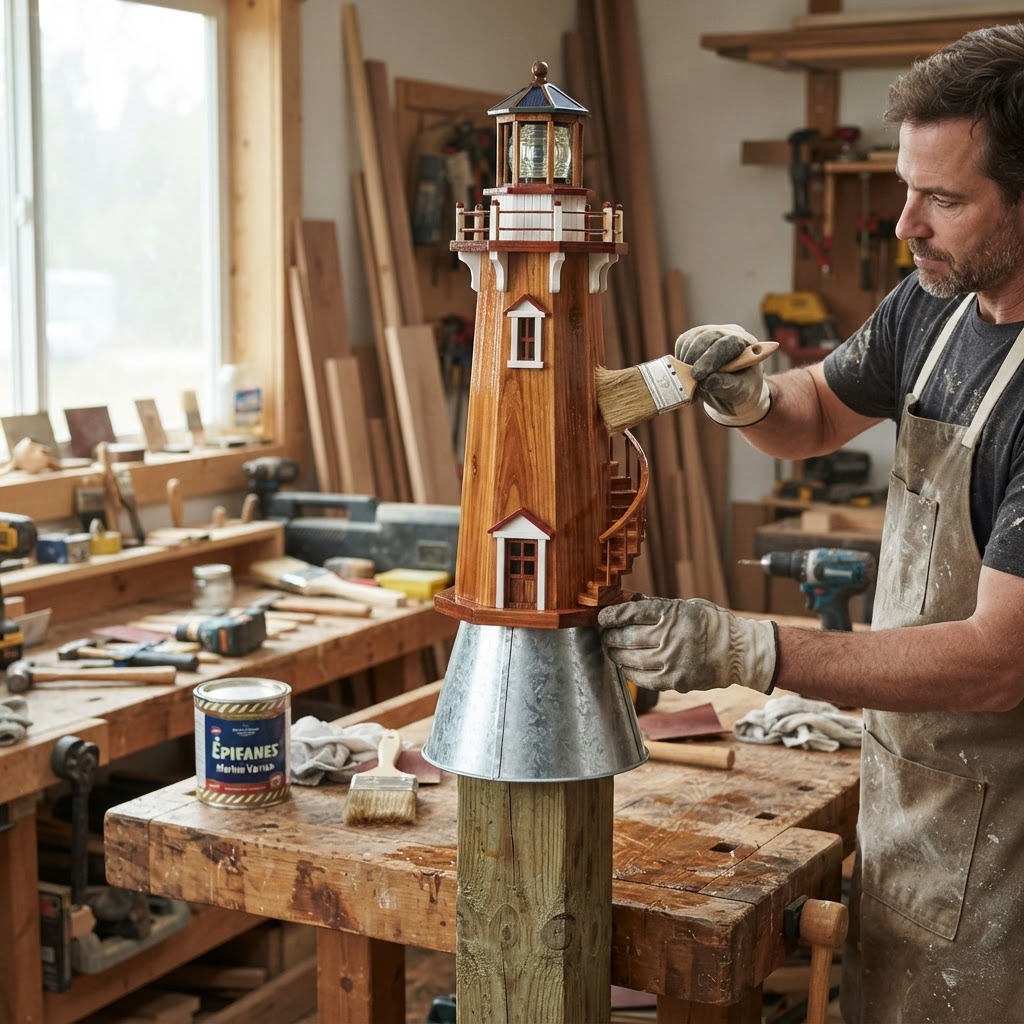 Maritime Lighthouse Beacon Seed Tower — step 4