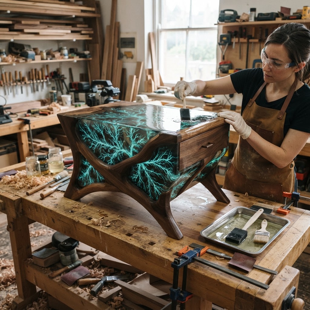 Bespoke Treetop Dendritic Mycelium-Infused Phyto-Magnetic Sap-Flow Canopy Aurora-Vane Bedside Commode — step 4