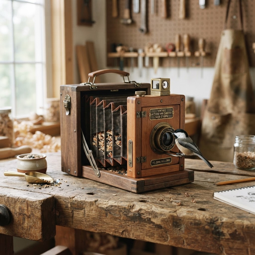 Vintage Accordion Camera Seed Studio