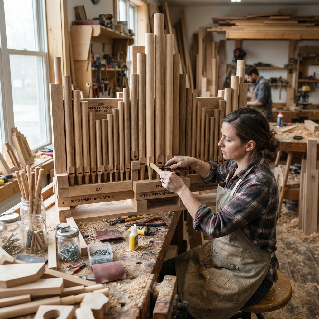 Baroque Pipe Organ Seed Symphony Station — step 2