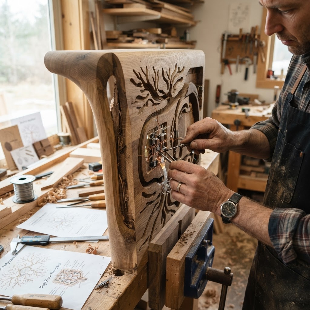Bespoke Treetop Dendritic Mycelium-Infused Phyto-Magnetic Sap-Flow Canopy Aurora-Vane Bedside Commode — step 2