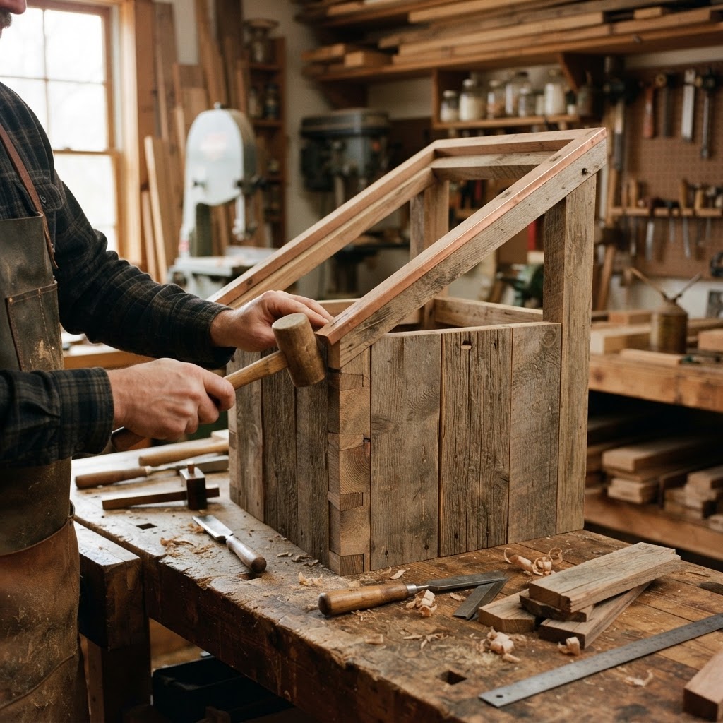 Vintage Patinated Copper Victorian Telegraphic Morse Code Seed Station — step 1