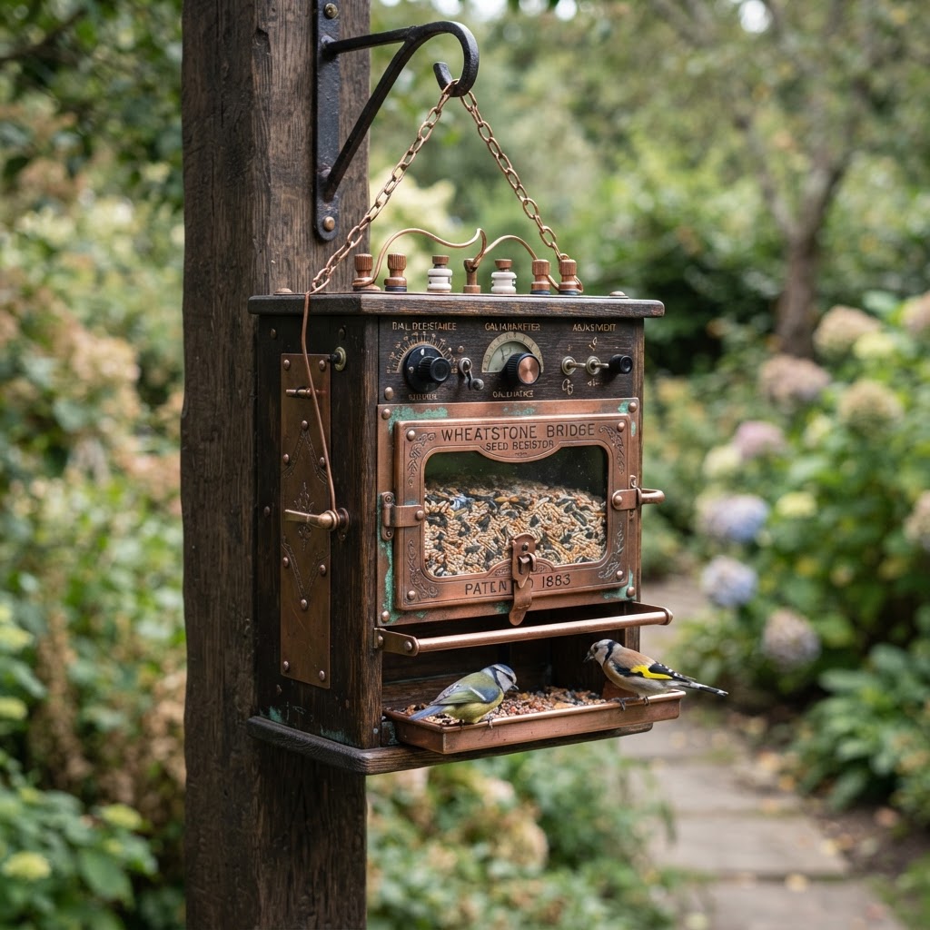 Vintage Patinated Copper Victorian Telegraphic Wheatstone Bridge Seed Resistor