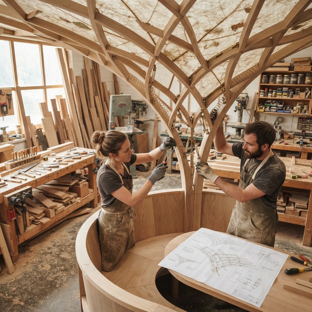 Bespoke Treetop Dendritic Mycelium-Infused Phyto-Thermal Sap-Flow Canopy Radiance-Tracking Breakfast Nook — step 3
