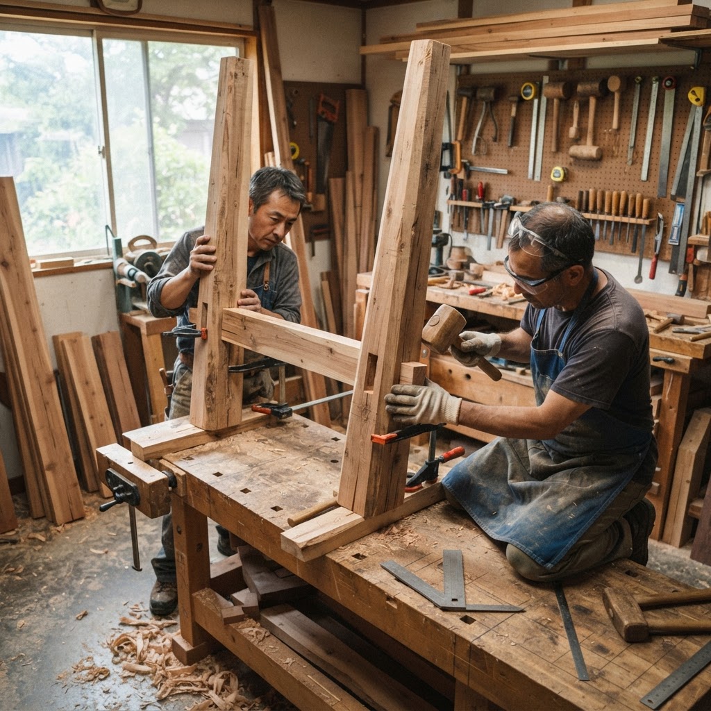Zen Garden Torii Gate Seed Archway — step 1