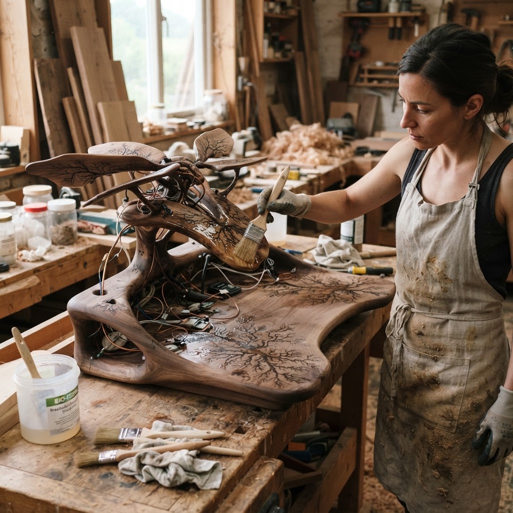 Bespoke Treetop Dendritic Mycelium-Infused Phyto-Electrolytic Sap-Flow Canopy Storm-Vane Writing Console — step 4