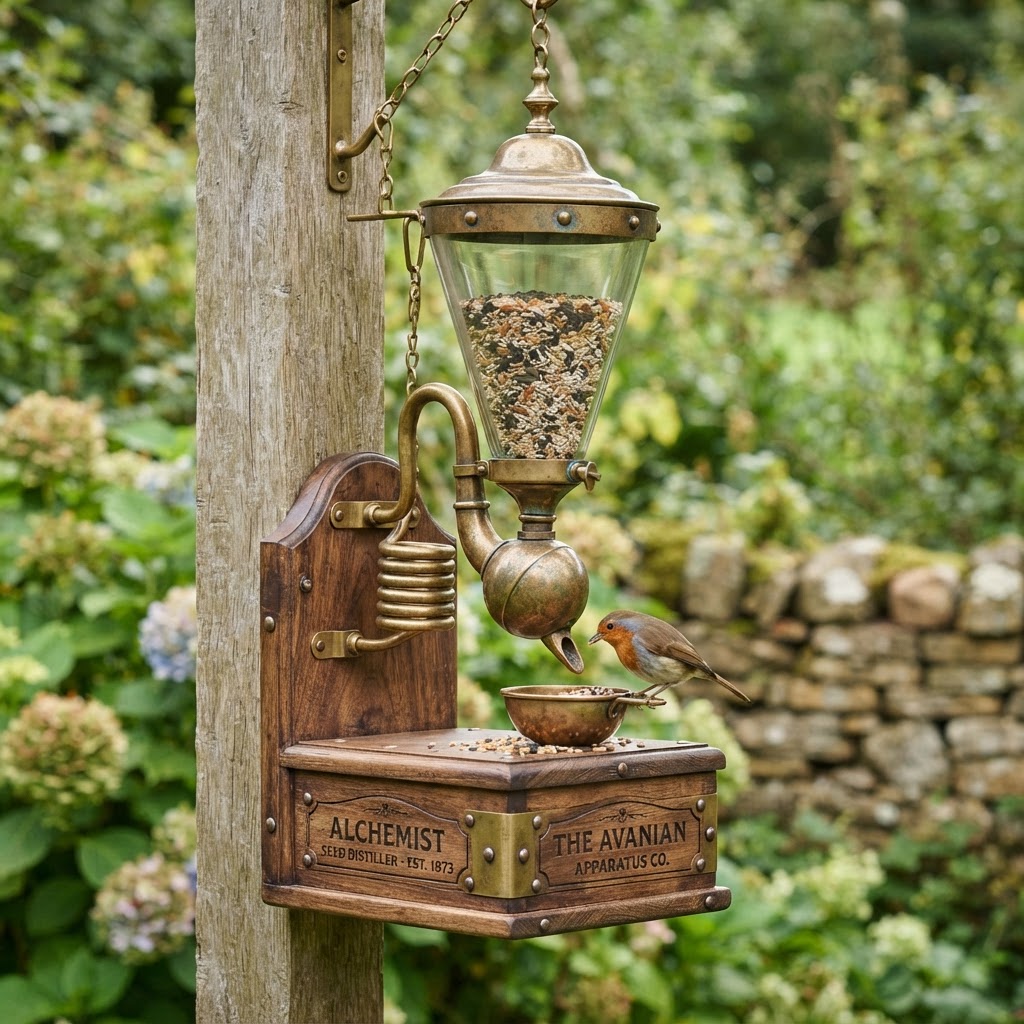 Vintage Patinated Brass Alchemist Alembic Seed Distiller