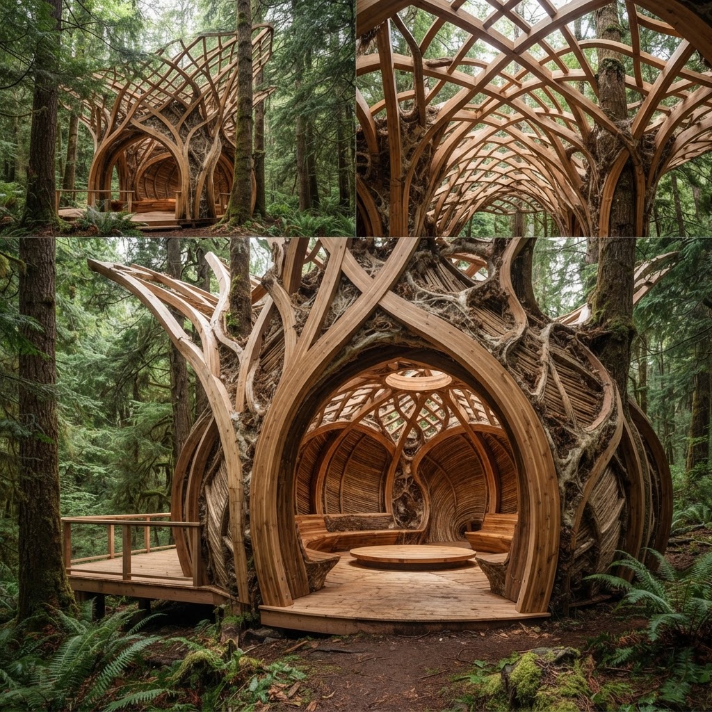 Bespoke Treetop Dendritic Mycelium-Infused Phyto-Sonic Canopy Echo-Chamber