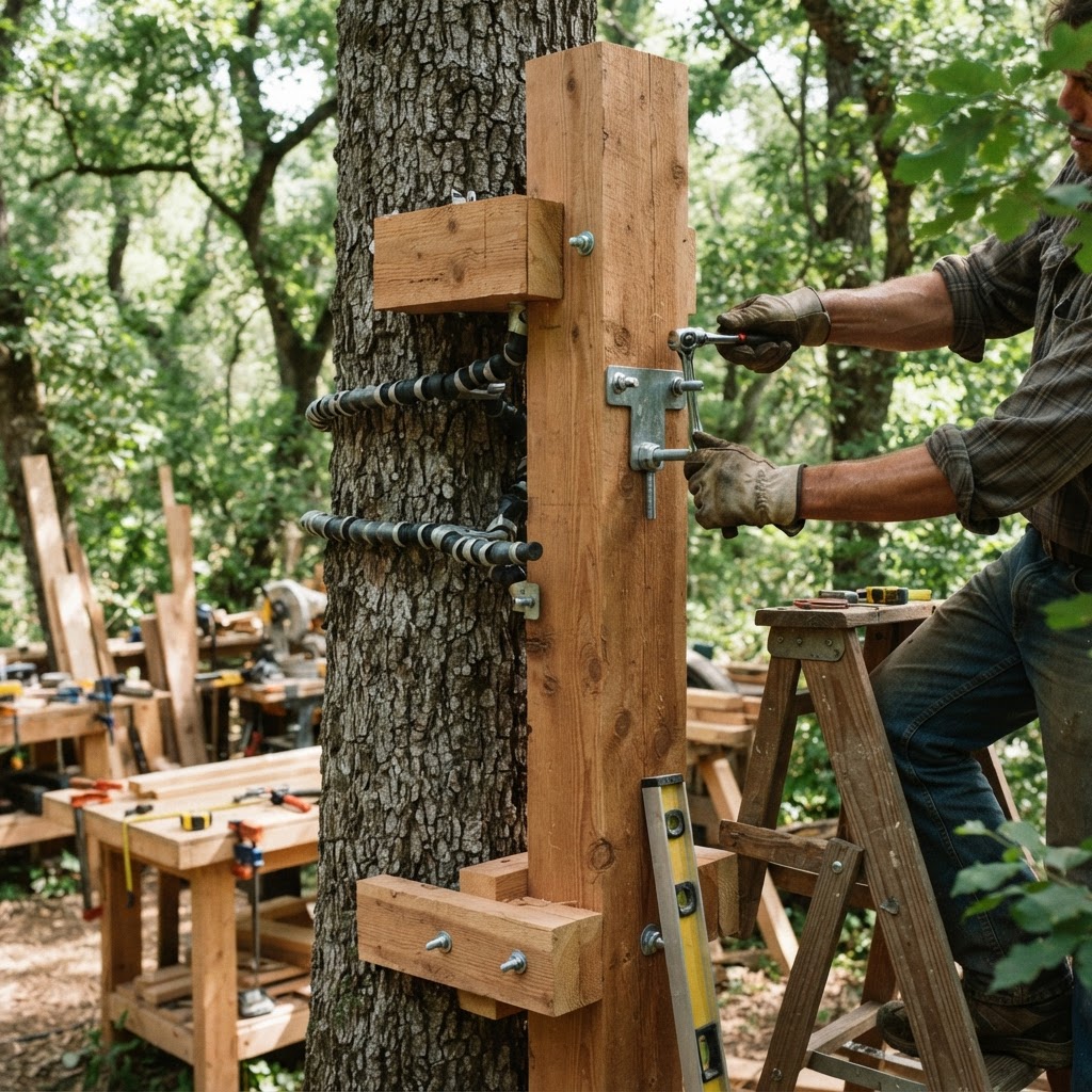 Gravity-Defying Treetop Hydroponic Vertical Garden — step 1