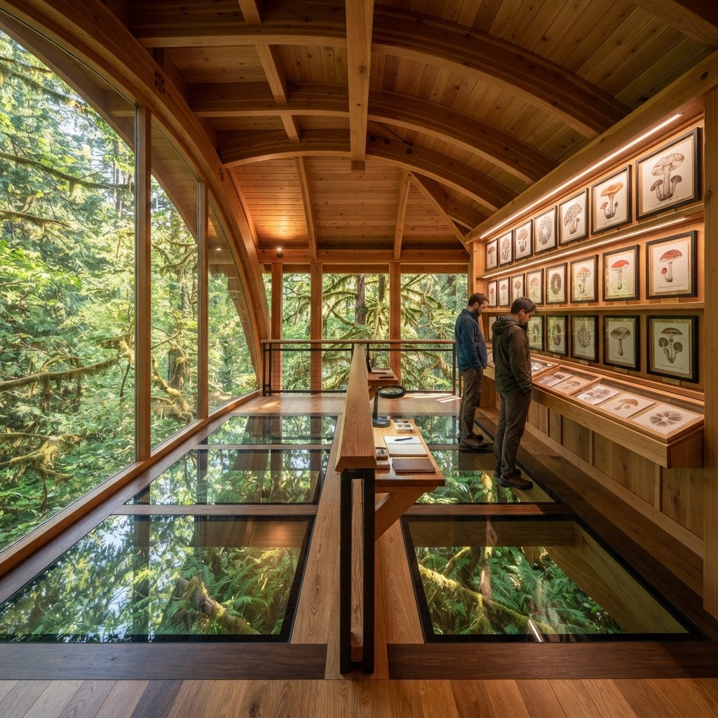 Bespoke Treetop Mycological Spore-Print Gallery
