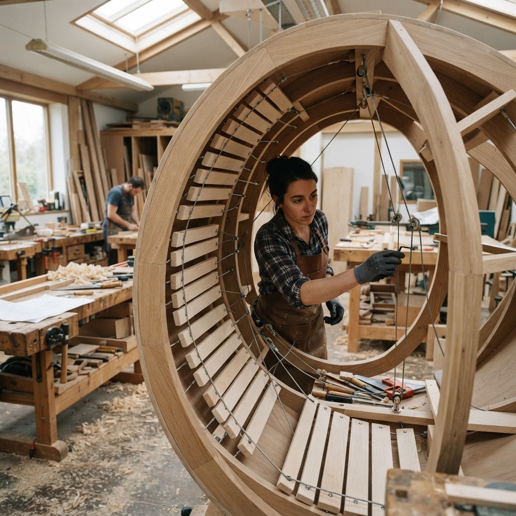 Bespoke Treetop Phonographic Echo-Chamber Pod — step 2