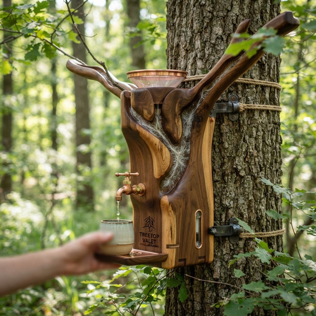 Bespoke Treetop Dendritic Mycelium-Infused Phyto-Gaseous Sap-Pulse Canopy Cloud-Sifting Hydration Valet