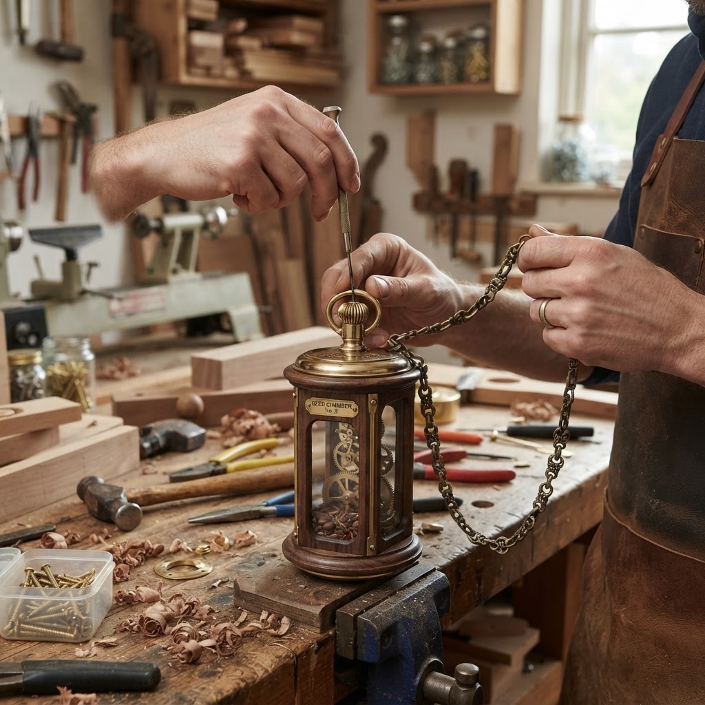 Steampunk Victorian Pocket Watch Seed Chamber — step 4