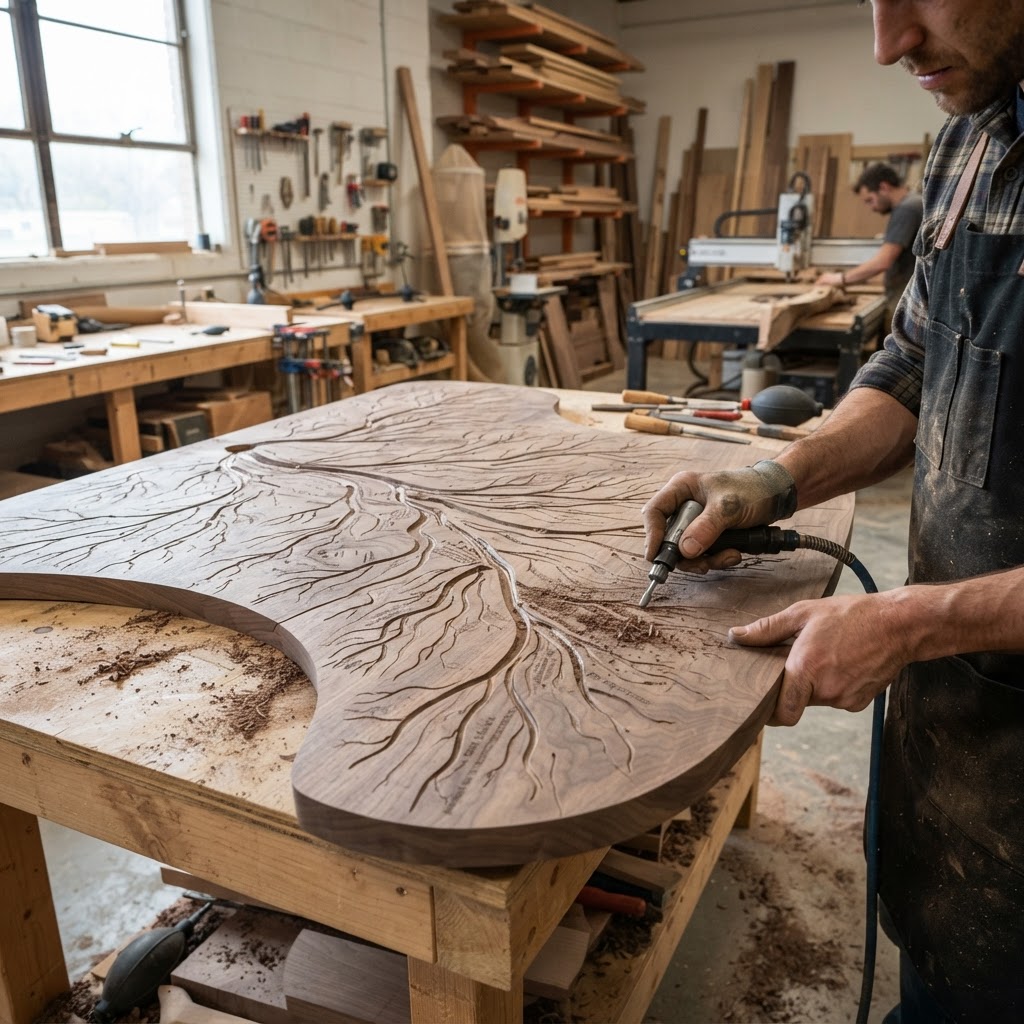Bespoke Treetop Dendritic Mycelium-Infused Phyto-Tectonic Sap-Flow Canopy Meridian-Mapping Meditation Plinth — step 2
