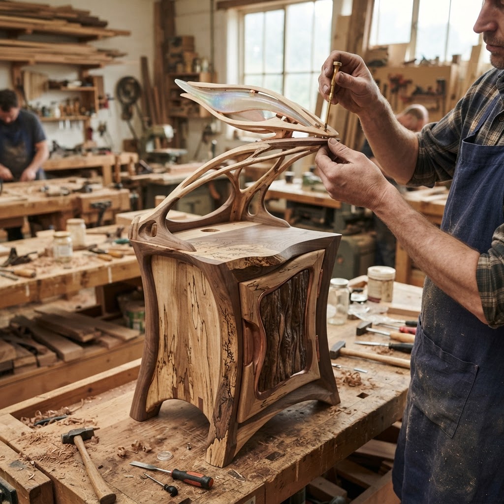 Bespoke Treetop Dendritic Mycelium-Infused Phyto-Magnetic Sap-Flow Canopy Aurora-Vane Bedside Commode — step 3