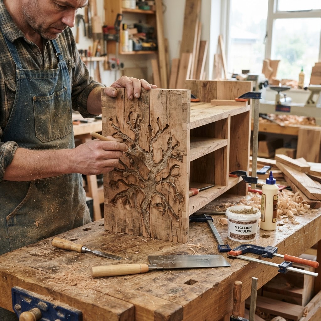 Bespoke Treetop Dendritic Mycelium-Infused Phyto-Spectral Sap-Flow Canopy Zephyr-Orrery Writing Bureau — step 1