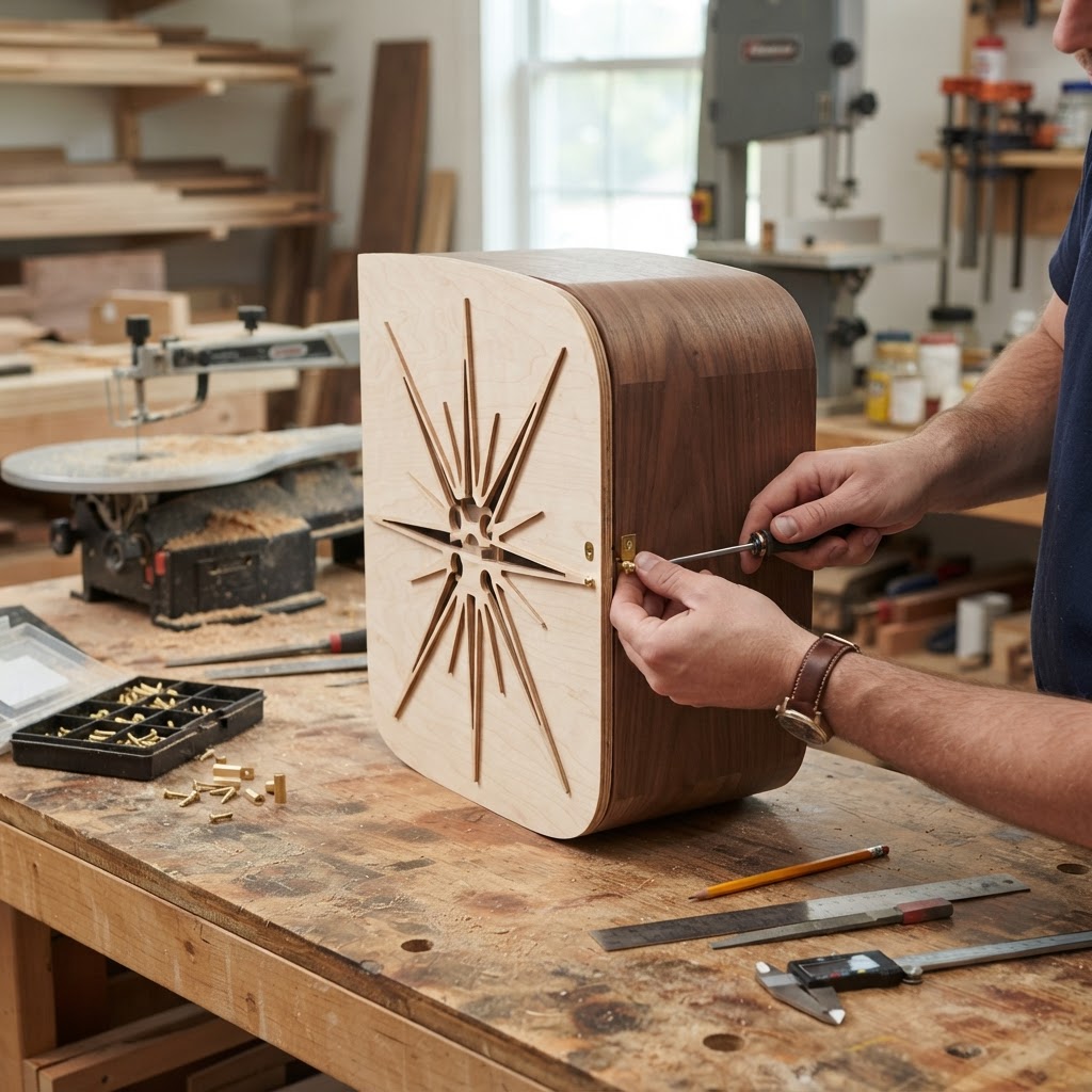 Mid-Century Modern Atomic Starburst Seed Station — step 2
