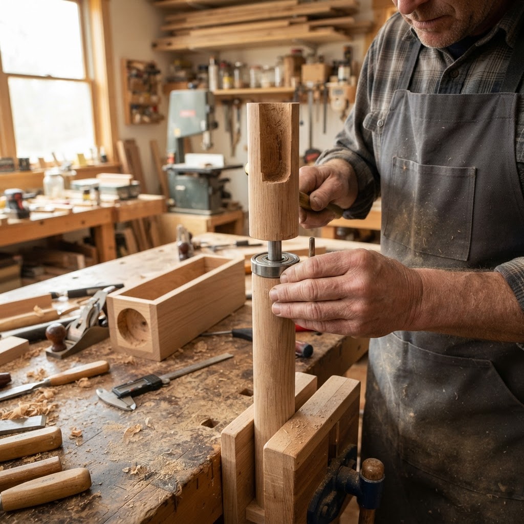 Abstract Kinetic Wind-Whirl Seed Spinner — step 1