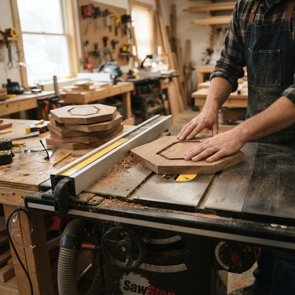 Tectonic Plate Layered Slate Seed Feeder — step 1