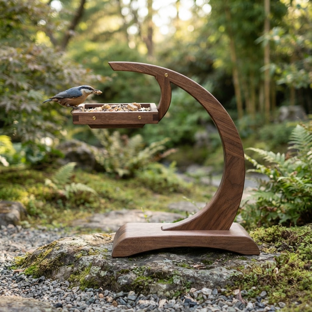 Bonsai-Inspired Cantilevered Platform Feeder