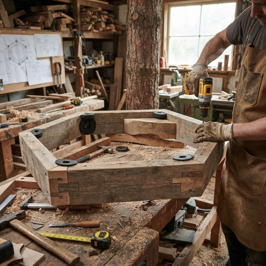Bespoke Treetop Dendro-Electric Bioluminescent Moss-Garden Chamber — step 1