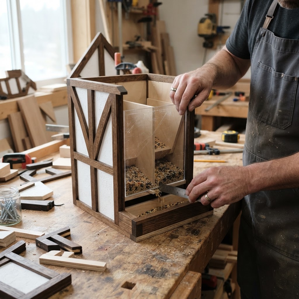 Tudor Revival Half-Timbered Bird Manor — step 3