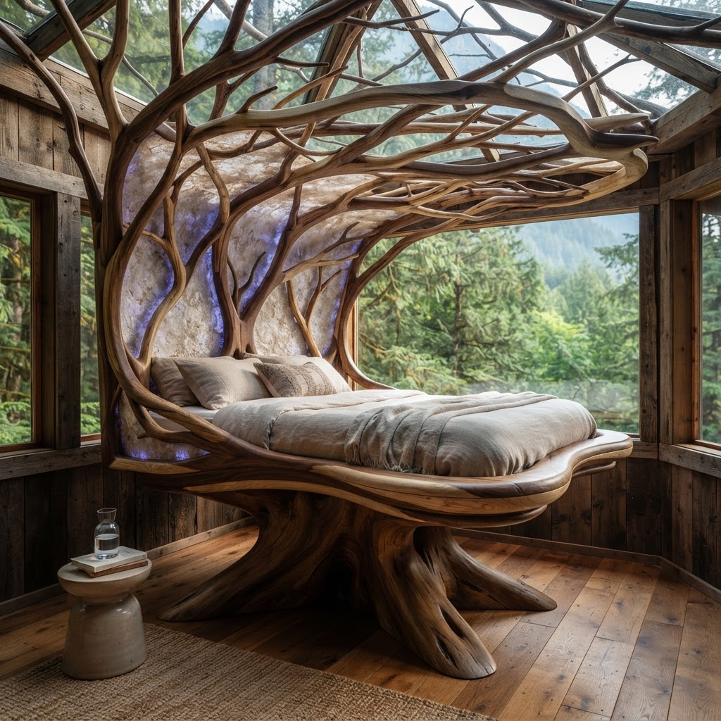 Bespoke Treetop Dendritic Mycelium-Infused Atmospheric Ionization Bed