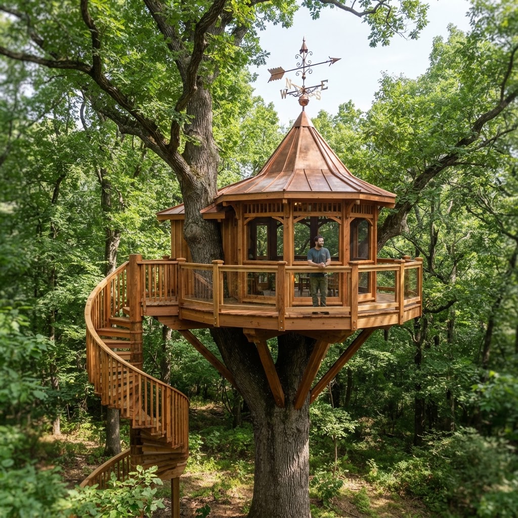Zenith Weather-Vane Treetop Observatory