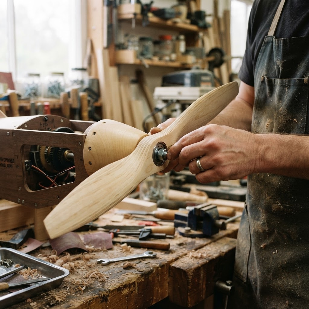Vintage Aeronautic Propeller Seed Spinner — step 2