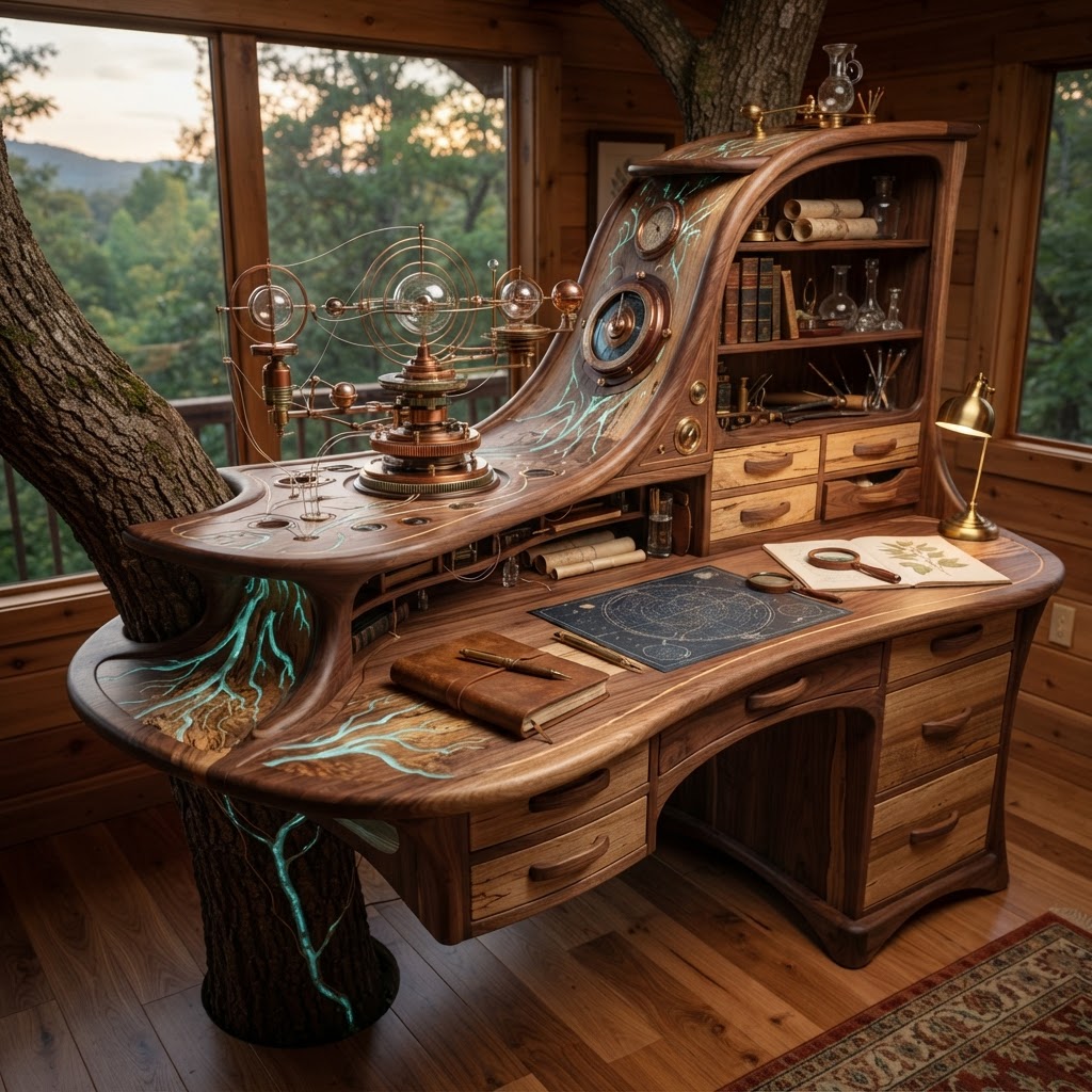 Bespoke Treetop Dendritic Mycelium-Infused Phyto-Vibratory Sap-Flow Canopy Resonance-Orrery Drafting Bureau