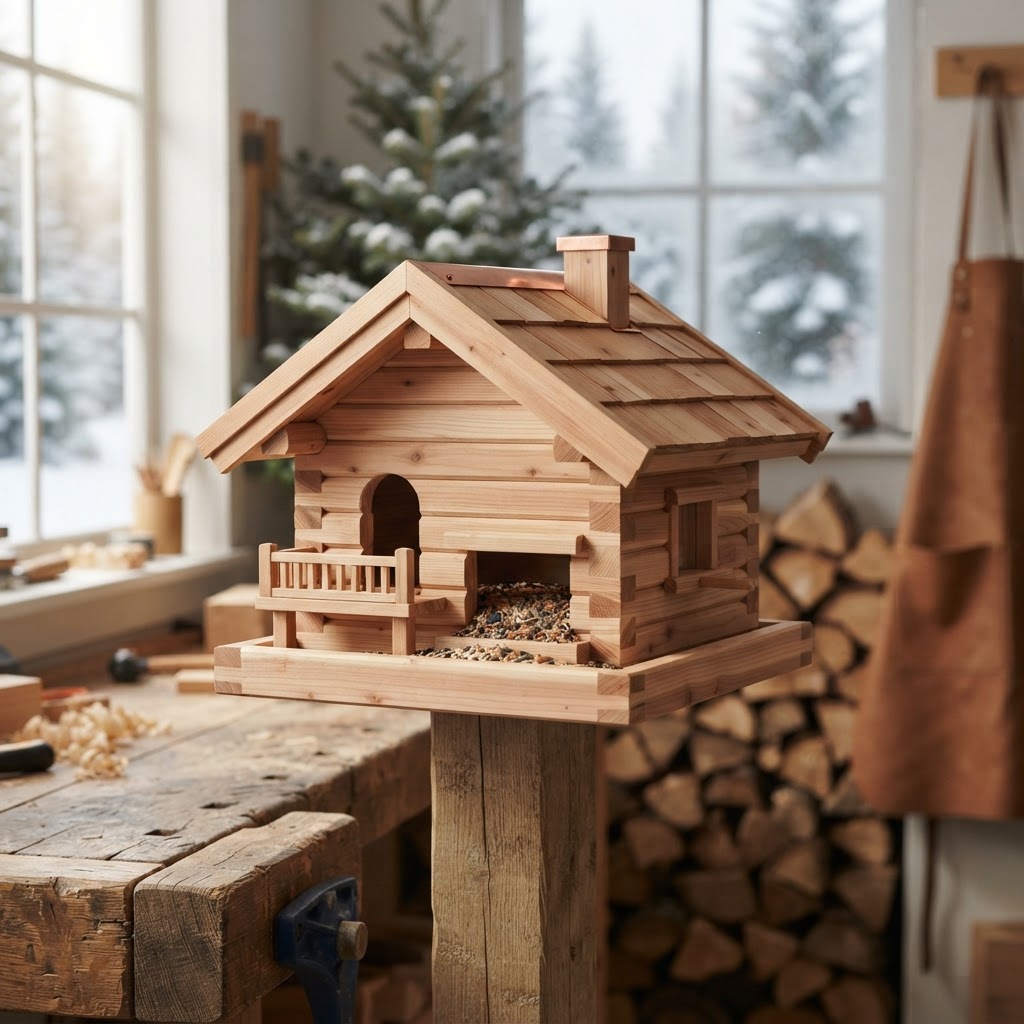 Scandinavian Hygge Log-Cabin Seed Hearth
