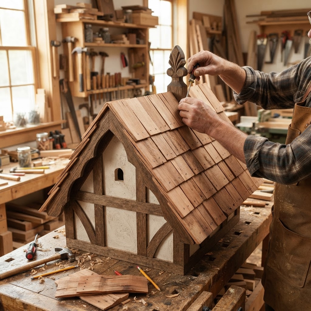 Tudor Revival Half-Timbered Seed Chalet — step 3