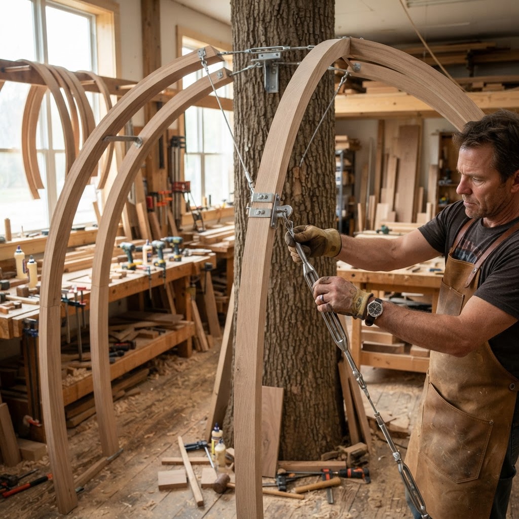 Acoustic Ember Cedar Sound-Scape Alcove — step 1