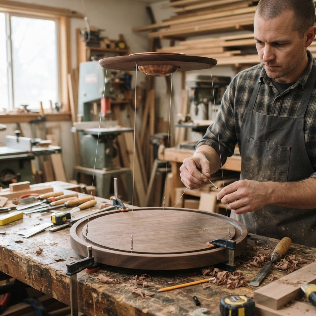 Minimalist Floating Gravity-Defying Bird Basin — step 2