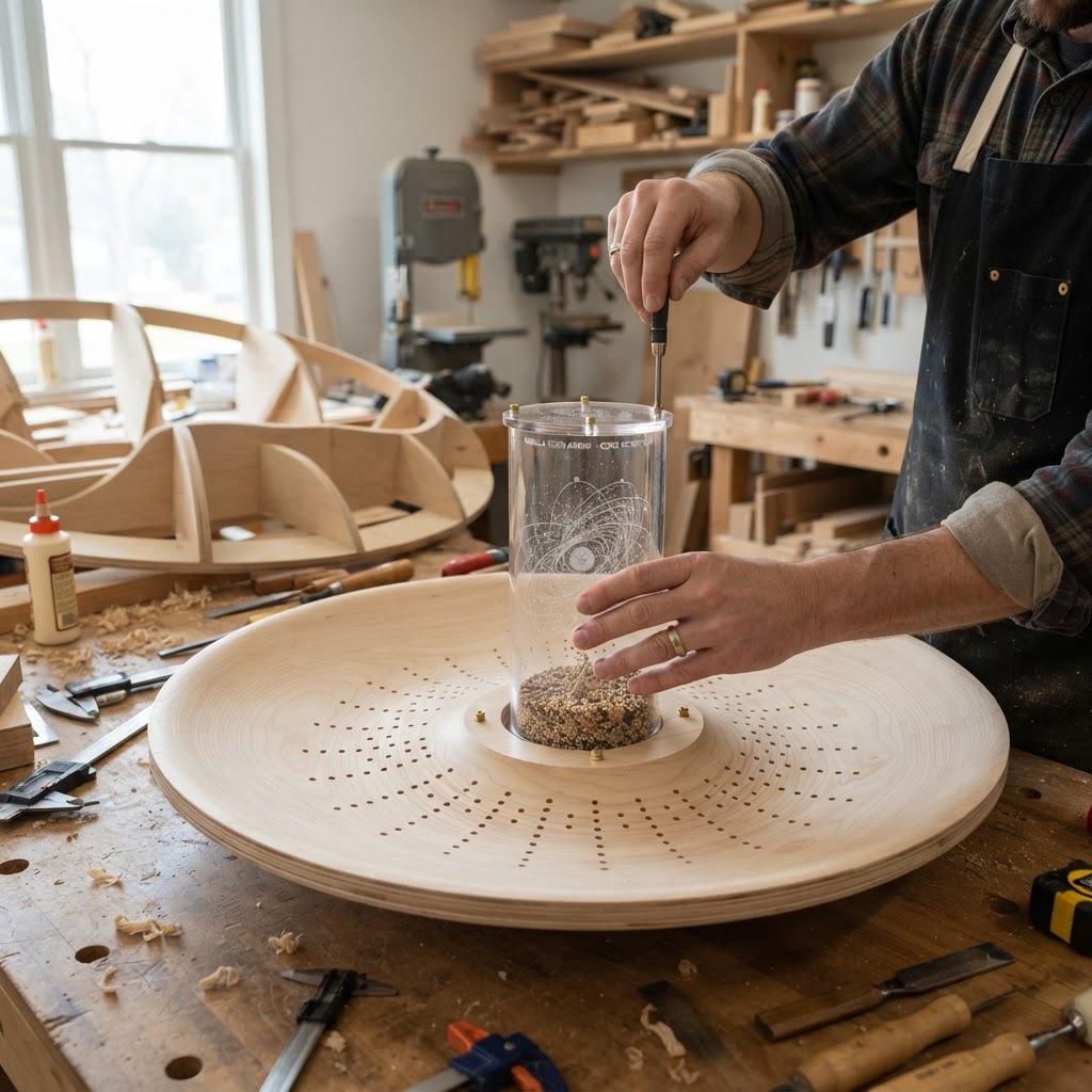 Floating Nebula Satellite Dish Seed Array — step 2
