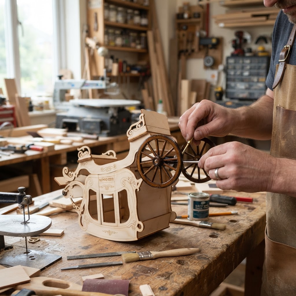 Victorian Miniature Carriage Seed Coach — step 2