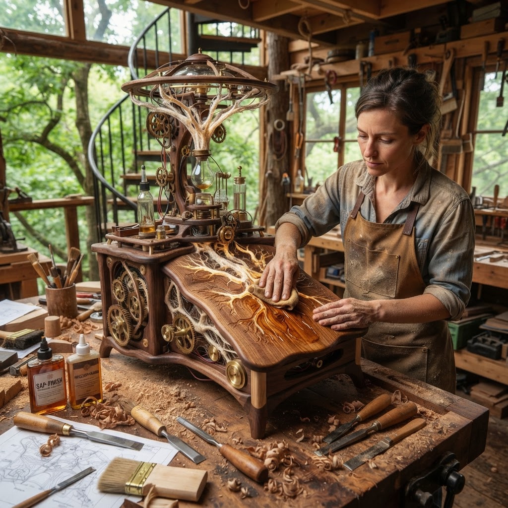 Bespoke Treetop Dendritic Mycelium-Infused Phyto-Synaptic Sap-Flow Canopy Resonance-Orrery Drafting Bureau — step 4