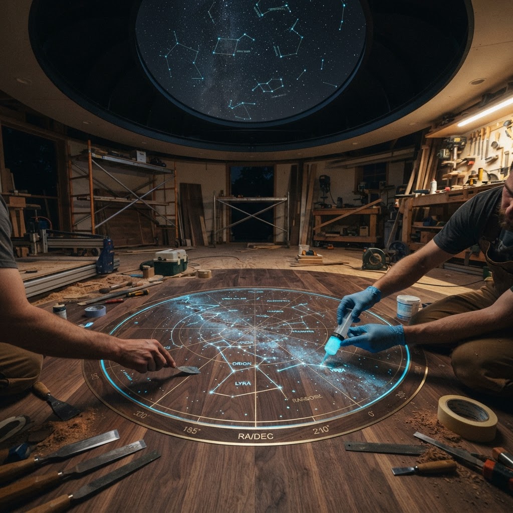 Telescoping Star-Chart Rotunda — step 4