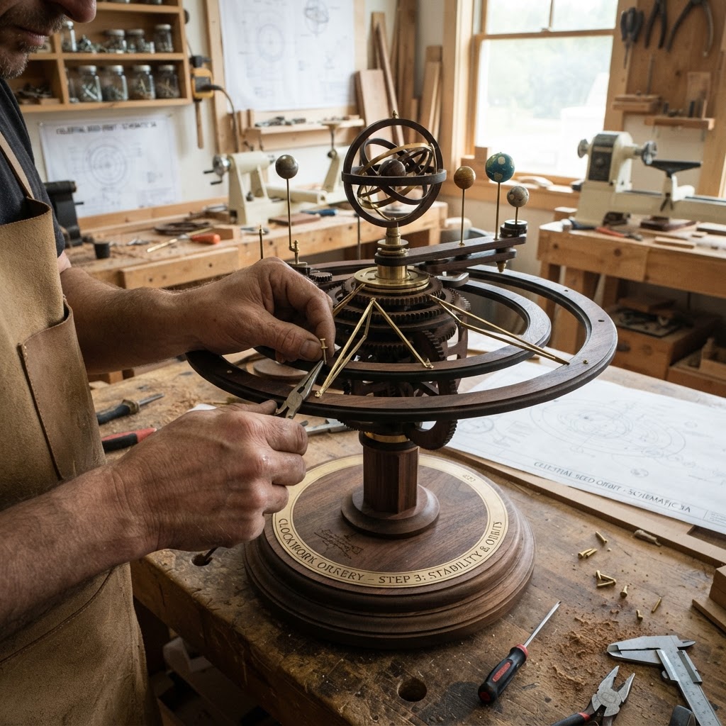Clockwork Orrery Celestial Seed Orbit — step 3
