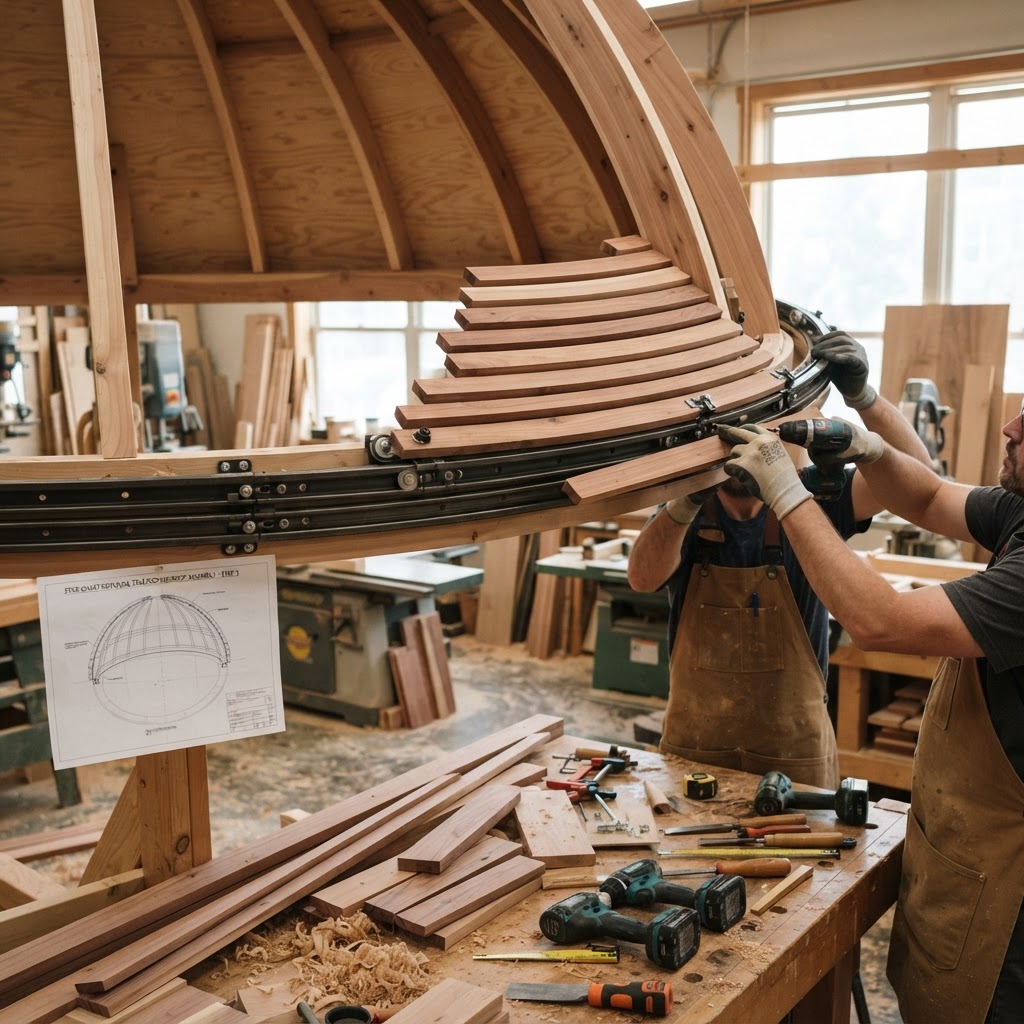 Telescoping Star-Chart Rotunda — step 3
