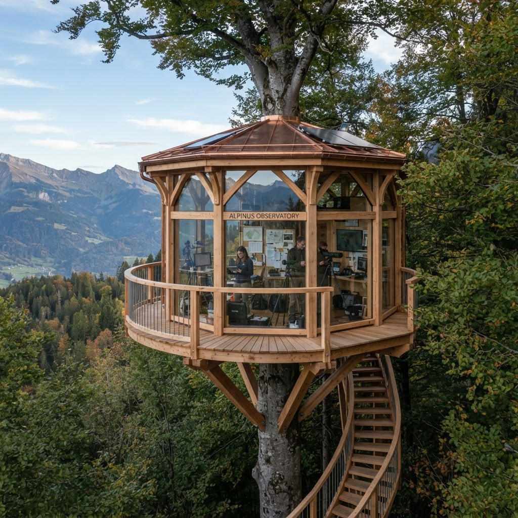 Bespoke Treetop Ornithological Migration Tracking Observatory