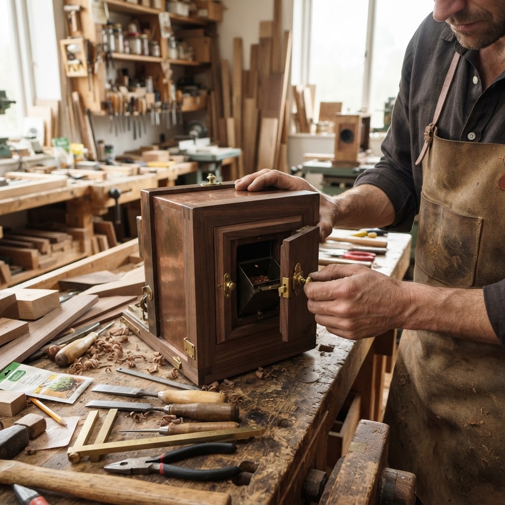 Vintage Patinated Copper Victorian Optical Camera Obscura Seed Reflector — step 3