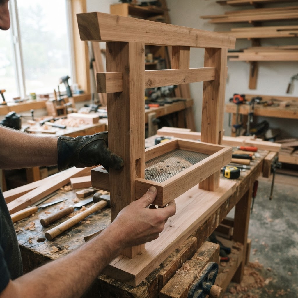 Zen Garden Torii Gate Bird Feeder — step 2