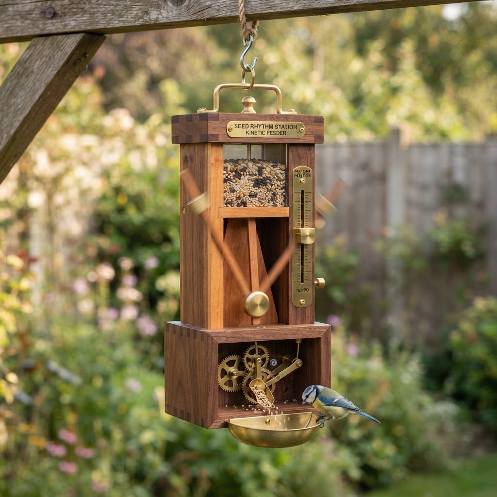 Kinetic Pendulum Metronome Seed Rhythm Station