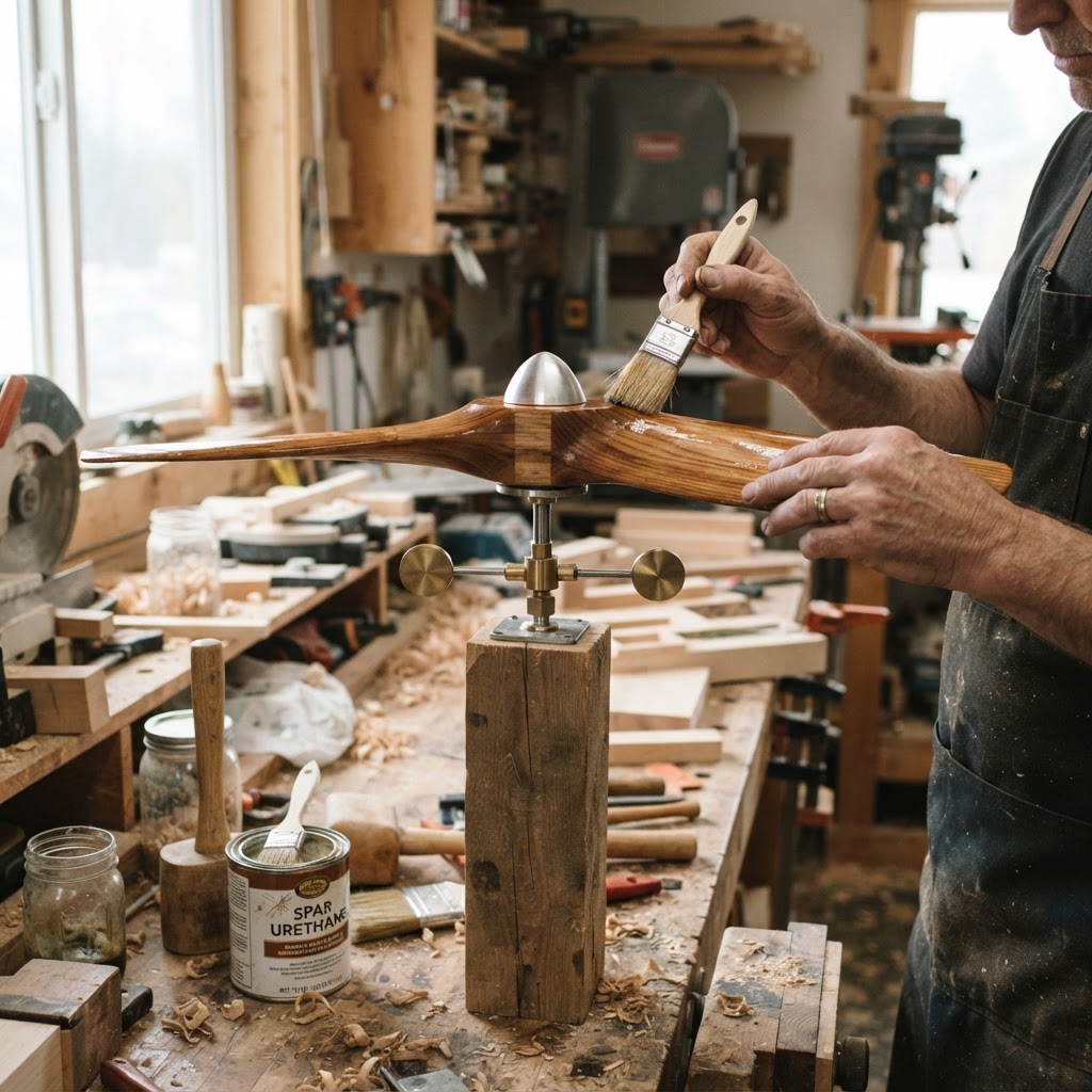 Aeronautical Propeller Blade Spinner Feeder — step 4