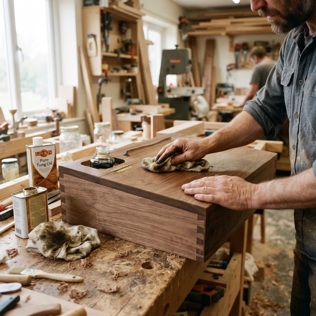 Arboreal Ink-Well Writing Desk — step 4