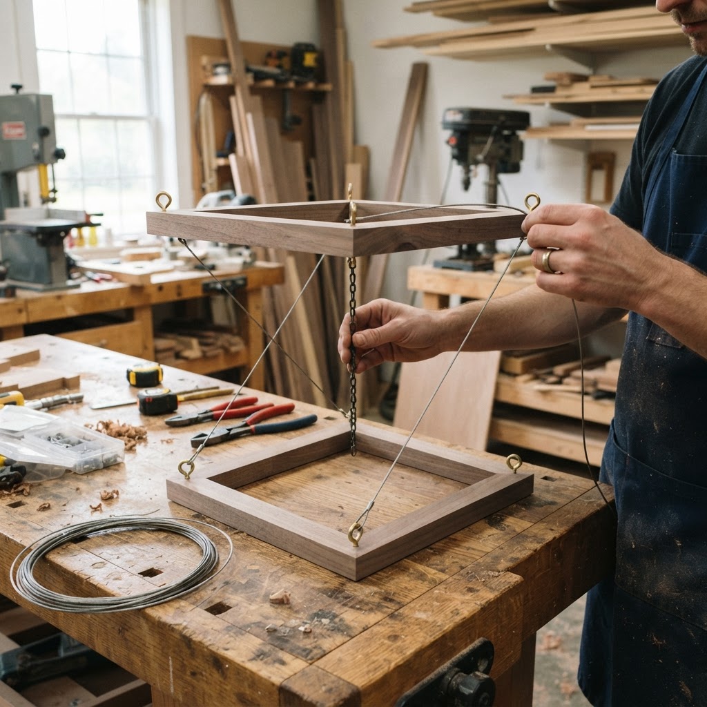 Tensegrity Floating Tension Seed-Platform — step 3