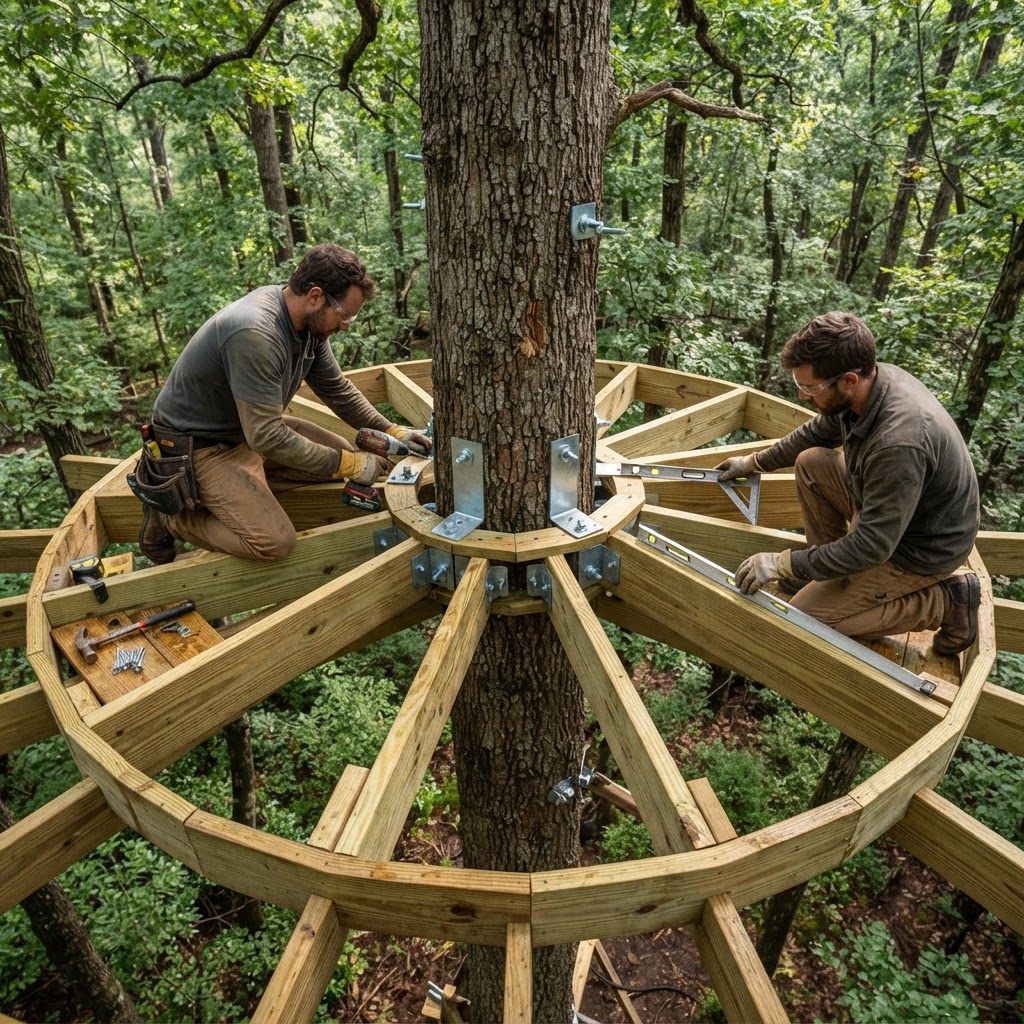 Zenith Weather-Vane Treetop Observatory — step 1
