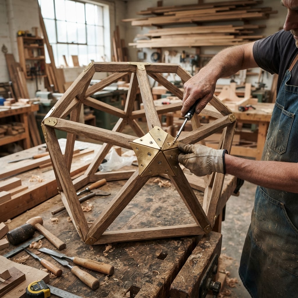 Bespoke Treetop Atmospheric Humidity Condensation Harp — step 1
